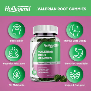 HOLLEGEND - HOLLEGEND Valerian Root Gummies with Lemon Balm & Chamomile 60 Gomitas 2 Pack - The Red Vitamin MX - Suplementos Alimenticios - {{ shop.shopifyCountryName }}