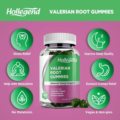 HOLLEGEND - HOLLEGEND Valerian Root Gummies with Lemon Balm & Chamomile 60 Gomitas 2 Pack - The Red Vitamin MX - Suplementos Alimenticios - {{ shop.shopifyCountryName }}