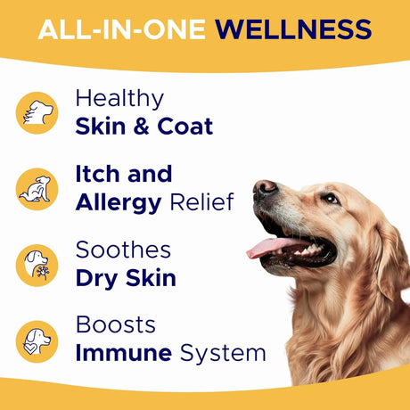 GOODGROWLIES - GOODGROWLIES Omega 3 Fish Oil for Dogs Chicken Flavor 180 Masticables - The Red Vitamin MX - Aceite De Pescado Para Perros - {{ shop.shopifyCountryName }}