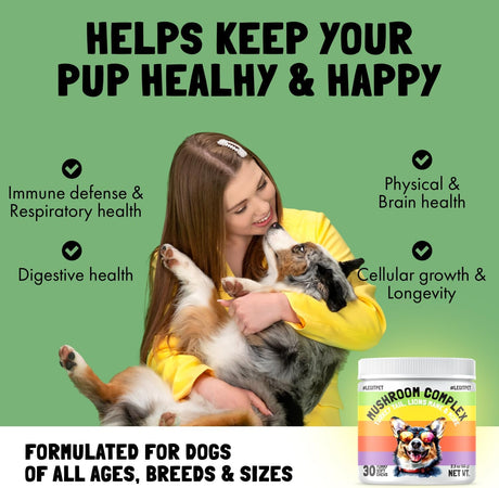 LEGITPET - LEGITPET Mushroom Complex Treats for Dogs 30 Masticables - The Red Vitamin MX - Suplementos Herbales Para Perros - {{ shop.shopifyCountryName }}