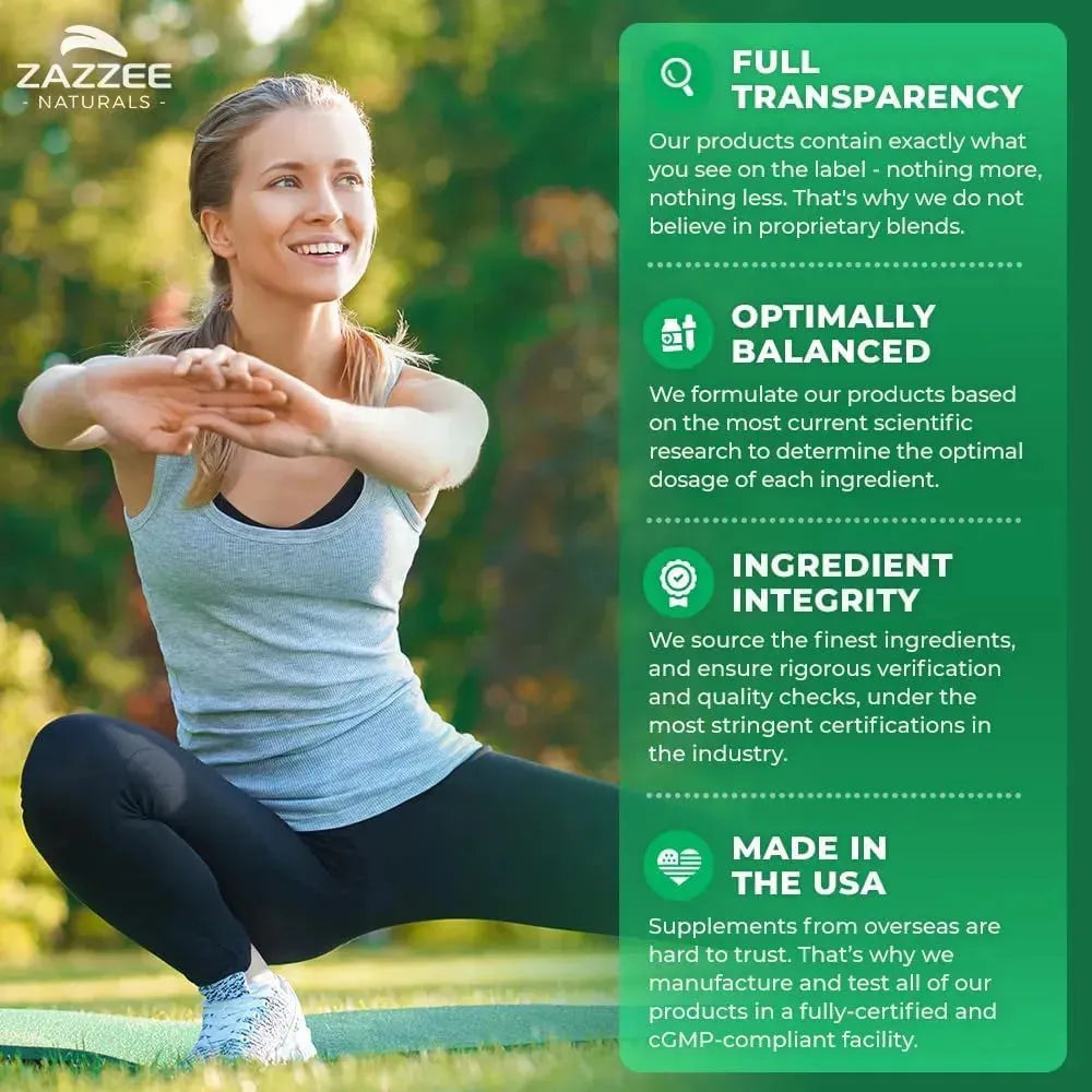 ZAZZEE NATURALS - Zazzee Extra Strength Mullein 10:1 Extract 3000Mg. 120 Capsulas - The Red Vitamin MX - Suplementos Alimenticios - {{ shop.shopifyCountryName }}