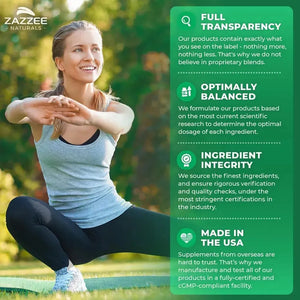 ZAZZEE NATURALS - Zazzee Extra Strength Mullein 10:1 Extract 3000Mg. 120 Capsulas - The Red Vitamin MX - Suplementos Alimenticios - {{ shop.shopifyCountryName }}