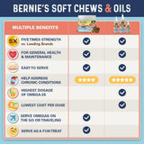 BERNIE'S - Bernie’s OMG! Omegas Chews for Dogs Salmon Flavor 90 Masticables - The Red Vitamin MX - Aceite De Pescado Para Perros - {{ shop.shopifyCountryName }}