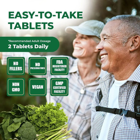 POMONA - Pomona Wellness Super Greens 120 Tabletas - The Red Vitamin MX - Suplementos Alimenticios - {{ shop.shopifyCountryName }}