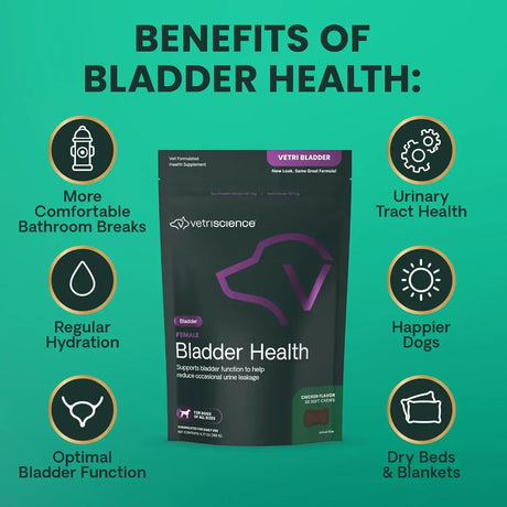 VETRISCIENCE - VETRISCIENCE Bladder Health Chews Chicken 60 Masticables - The Red Vitamin MX - Salud De Tracto Urinario Para Perros - {{ shop.shopifyCountryName }}