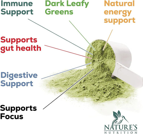 NATURE'S NUTRITION - Nature's Nutrition Greens Superfood Powder 30 Servicios Berry Flavor 270Gr. - The Red Vitamin MX - Suplementos Alimenticios - {{ shop.shopifyCountryName }}