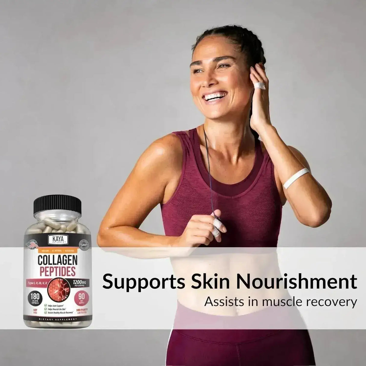 KAYA NATURALS - Kaya Naturals Multi Collagen Peptides Complex 180 Capsulas - The Red Vitamin MX - Suplementos Alimenticios - {{ shop.shopifyCountryName }}