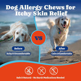 YoYoBay Dog Allergy Relief Chews Duck & Pear 180 Masticables 2 Pack