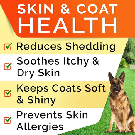 STRELLALAB - StrellaLab Omega 3 for Dogs 180 Masticables - The Red Vitamin MX - Aceite De Pescado Para Perros - {{ shop.shopifyCountryName }}