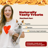 OH NORMAN! Single Ingredient Pumpkin Dog Treats by Kaley Cuoco 170Gr.
