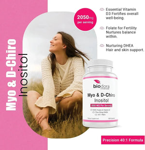 BIODORA - Biodora Myo & D-Chiro Inositol 120 Capsulas - The Red Vitamin MX - Suplementos Alimenticios - {{ shop.shopifyCountryName }}