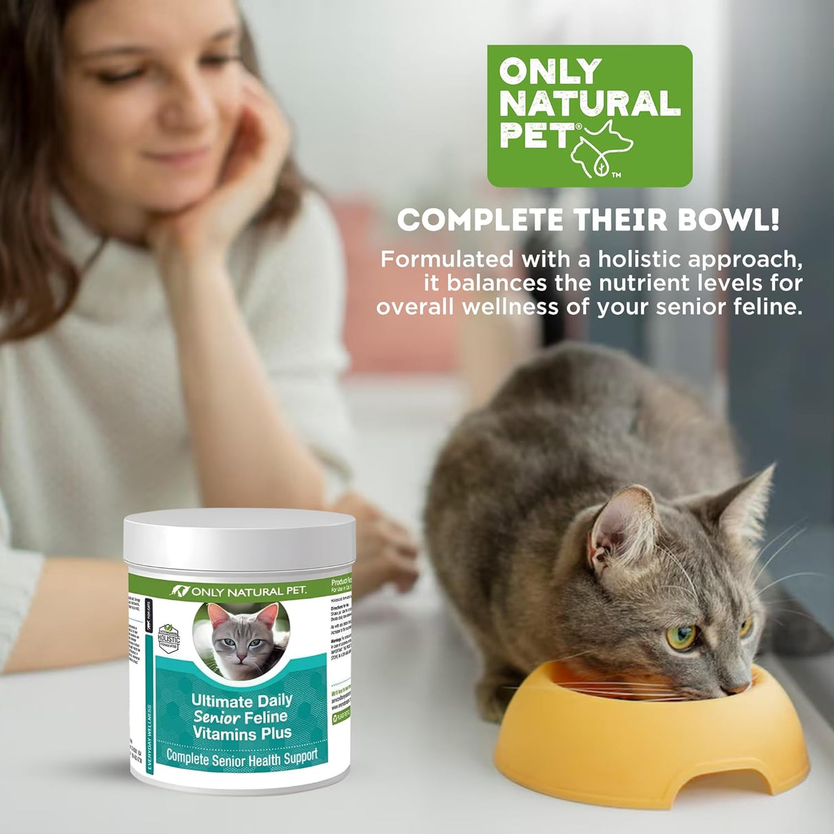 Only Natural Pet Ultimate Daily Senior Feline Multivitamin 90Gr.