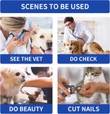 MCHY Adjustable Recovery Collar for Dogs LARGE BLUE