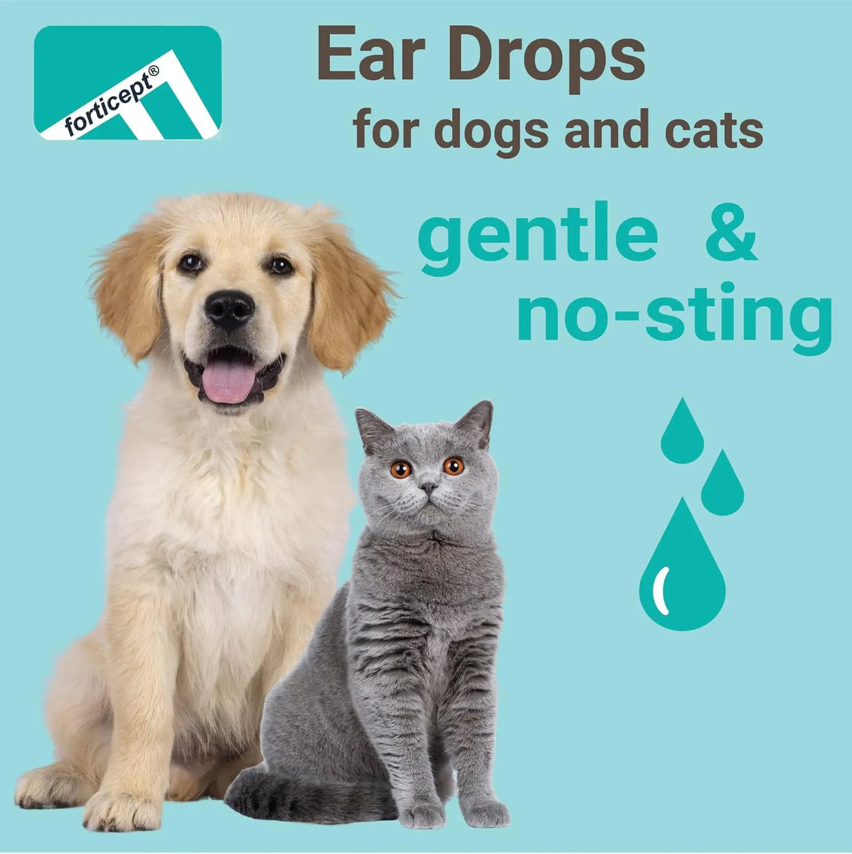 FORTICEP - Forticept Dog and Cat Ear Infection Treatment 2 Fl.Oz. - The Red Vitamin MX - Cuidado Del Oído De Perros - {{ shop.shopifyCountryName }}