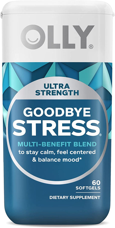 OLLY Ultra Strength Goodbye Stress 60 Capsulas Blandas - The Red Vitamin MX