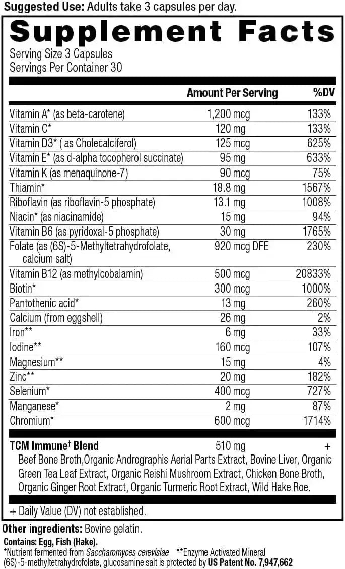 ANCIENT NUTRITION - Ancient Nutrition Multivitamin for Immune Support 90 Capsulas - The Red Vitamin MX - Suplementos Alimenticios - {{ shop.shopifyCountryName }}