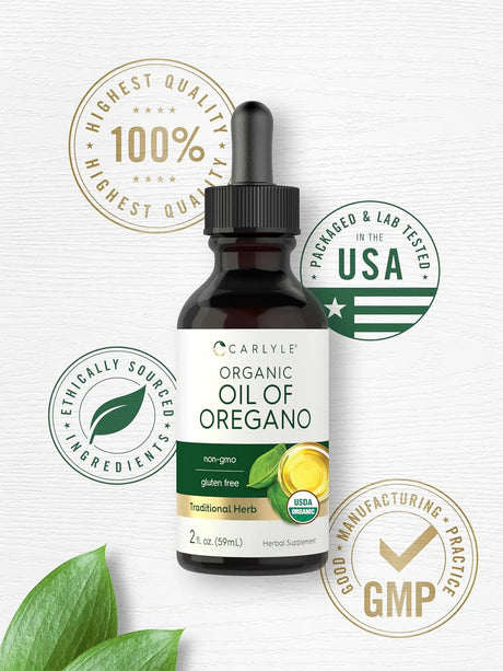 CARLYLE - Carlyle Organic Oil of Oregano Liquid Drops 2 Fl.Oz. - The Red Vitamin MX - Suplementos Alimenticios - {{ shop.shopifyCountryName }}