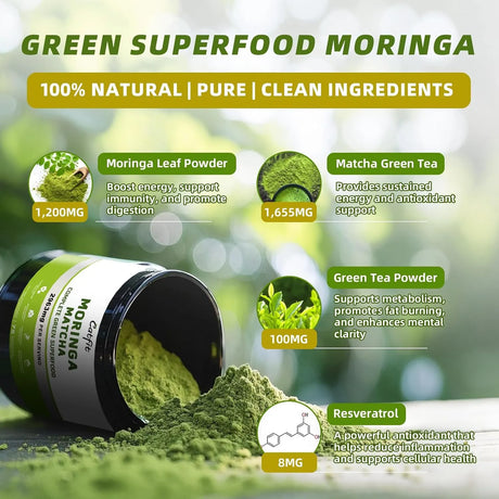 CATFIT - Catfit Moringa Powder 75 Servicios 227Gr. - The Red Vitamin MX - Suplementos Alimenticios - {{ shop.shopifyCountryName }}