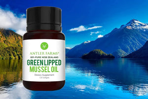 ANTLER FARMS - Antler Farms 100% Pure New Zealand Green Lipped Mussel Oil 120 Capsulas Blandas - The Red Vitamin MX - Suplementos Alimenticios - {{ shop.shopifyCountryName }}