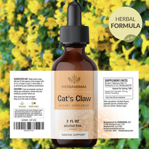 HERBAMAMA - HERBAMAMA Cat's Claw Tincture 2 Fl.Oz. - The Red Vitamin MX - Suplementos Alimenticios - {{ shop.shopifyCountryName }}