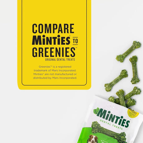 MINTIES - Minties Dental Chews for Dogs Large Dogs Over 50 lbs 24 Piezas - The Red Vitamin MX - Cuidado Dental Para Perros - {{ shop.shopifyCountryName }}