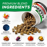 STRELLALAB - StrellaLab Dog Allergy Relief & Anti Itch Support Chews Chicken 120 Masticables 2 Pack - The Red Vitamin MX - Remedios Para La Picazón De Perros - {{ shop.shopifyCountryName }}