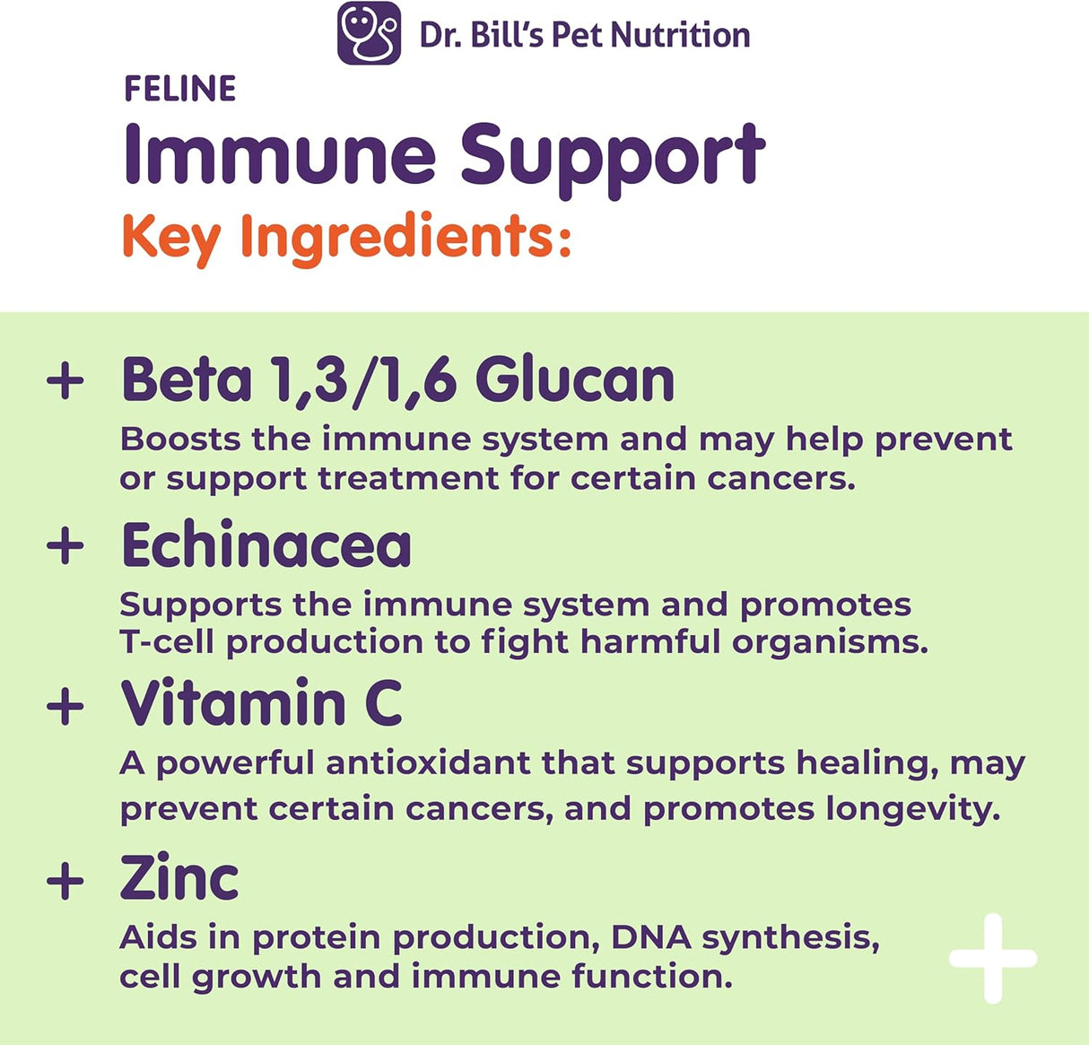 Dr. Bill’s Feline Immune Support Boosts Cat Immunity 60Gr.