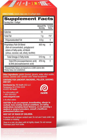 MEGARED - MegaRed Omega 3 Fish Oil 800Mg. 80 Capsulas Blandas - The Red Vitamin MX - Suplementos Alimenticios - {{ shop.shopifyCountryName }}