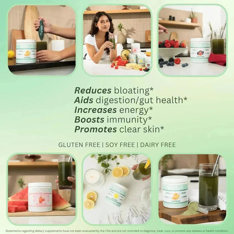 KIALA NUTRITION - Kiala Nutrition Super Greens Support Gut Health Tropical Splash 246Gr. - The Red Vitamin MX - Suplementos Alimenticios - {{ shop.shopifyCountryName }}