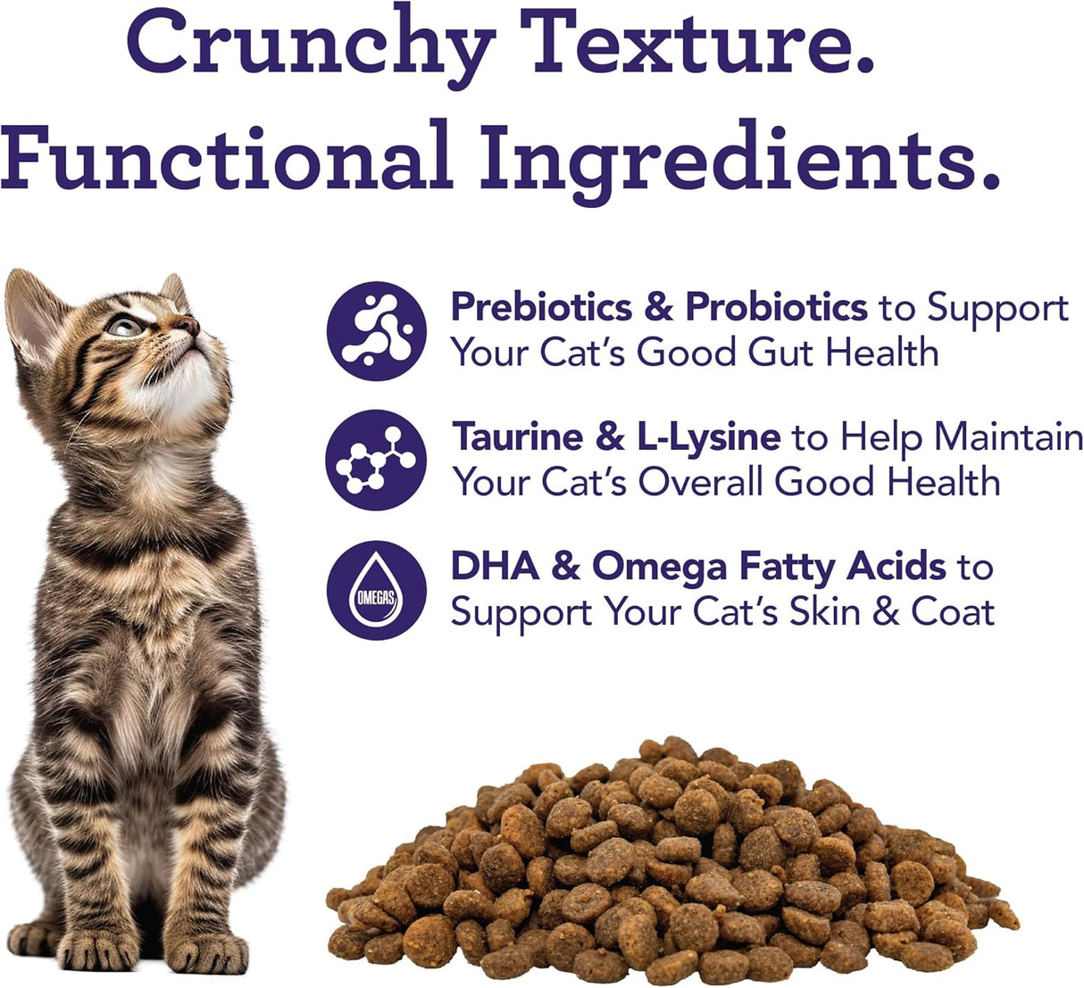 Get Naked Digestive Health Crunchy Cat Treats Chicken Flavor 170Gr.