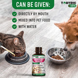 TOBYDIC - TOBYDIC Cat & Dog Natural UTI Medicine & Urinary Tract Infection Treatment with Cranberry 2 Fl.Oz. - The Red Vitamin MX - Salud De Tracto Urinario Para Perros - {{ shop.shopifyCountryName }}