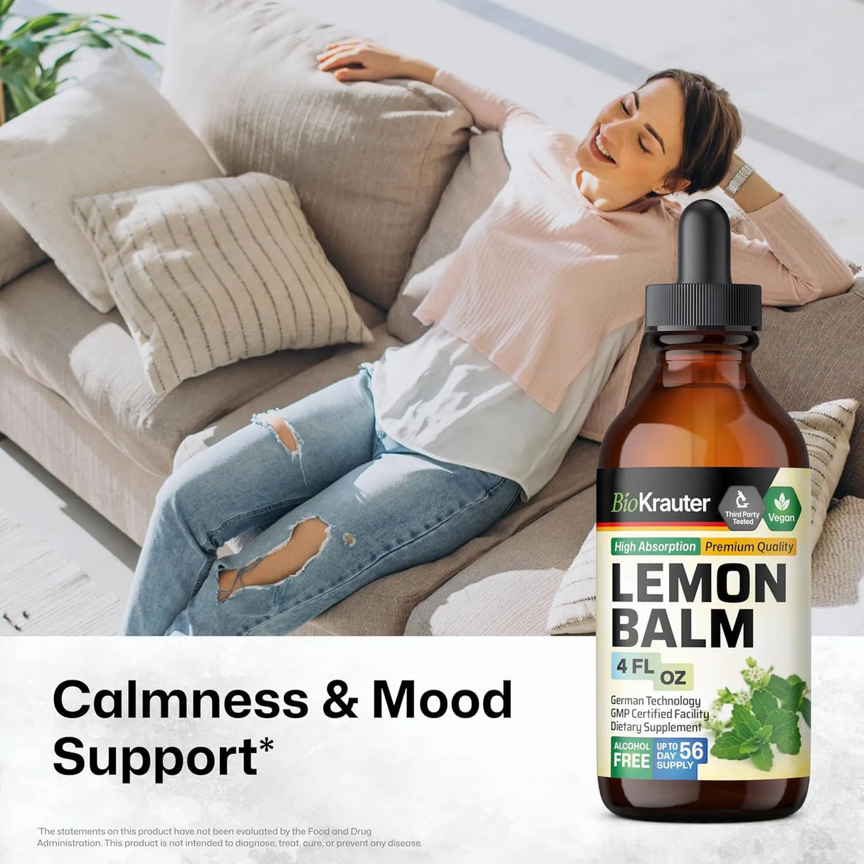 BIOKRAUTER - BIO KRAUTER Lemon Balm Leaf Extract 4 Fl.Oz. - The Red Vitamin MX - Suplementos Alimenticios - {{ shop.shopifyCountryName }}