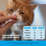 Pet Honesty Cat Skin & Coat Health Crunchy & Creamy Chews 30 Day Supply