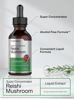 HORBAACH - Horbaach Reishi Mushroom Extract Tincture 2 Fl.Oz. - The Red Vitamin MX - Suplementos Alimenticios - {{ shop.shopifyCountryName }}