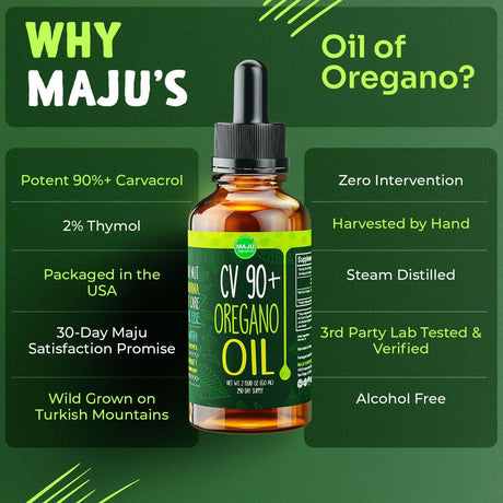MAJU SUPERFOODS - MAJU Oregano Oil Drops 2 Fl.Oz. - The Red Vitamin MX - Suplementos Alimenticios - {{ shop.shopifyCountryName }}