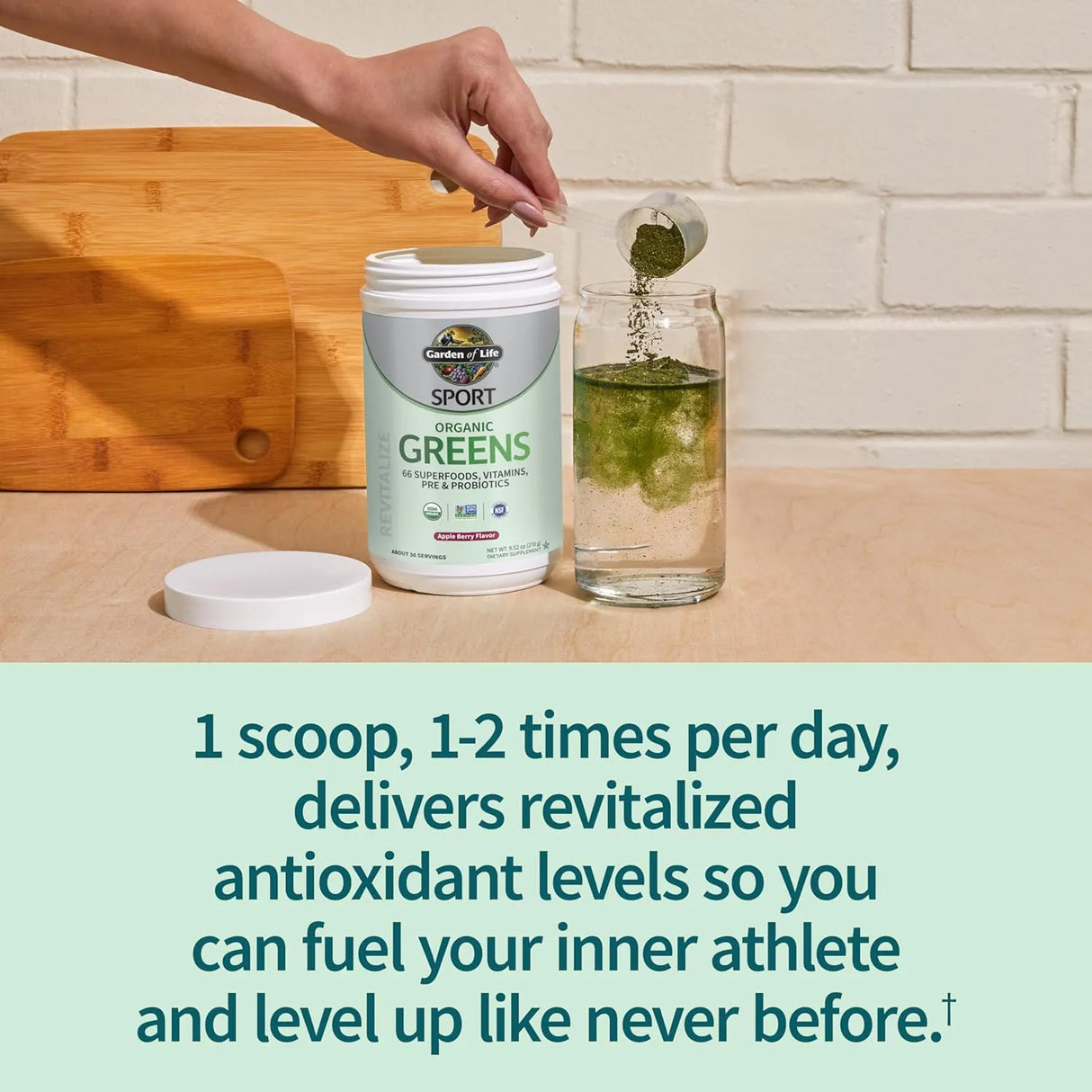 GARDEN OF LIFE - Garden of Life Sport Nutrition Greens and Superfoods Powder 30 Servicios Apple Berry 270Gr. - The Red Vitamin MX - Suplementos Alimenticios - {{ shop.shopifyCountryName }}