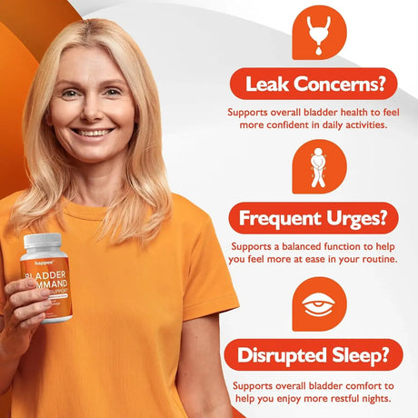 HAPPEE - Happee Bladder Control Supplement 60 Capsulas - The Red Vitamin MX - Suplementos Alimenticios - {{ shop.shopifyCountryName }}