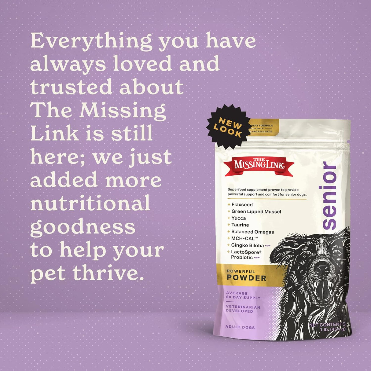 The Missing Link Senior Dog Supplement 454Gr. 2 Pack
