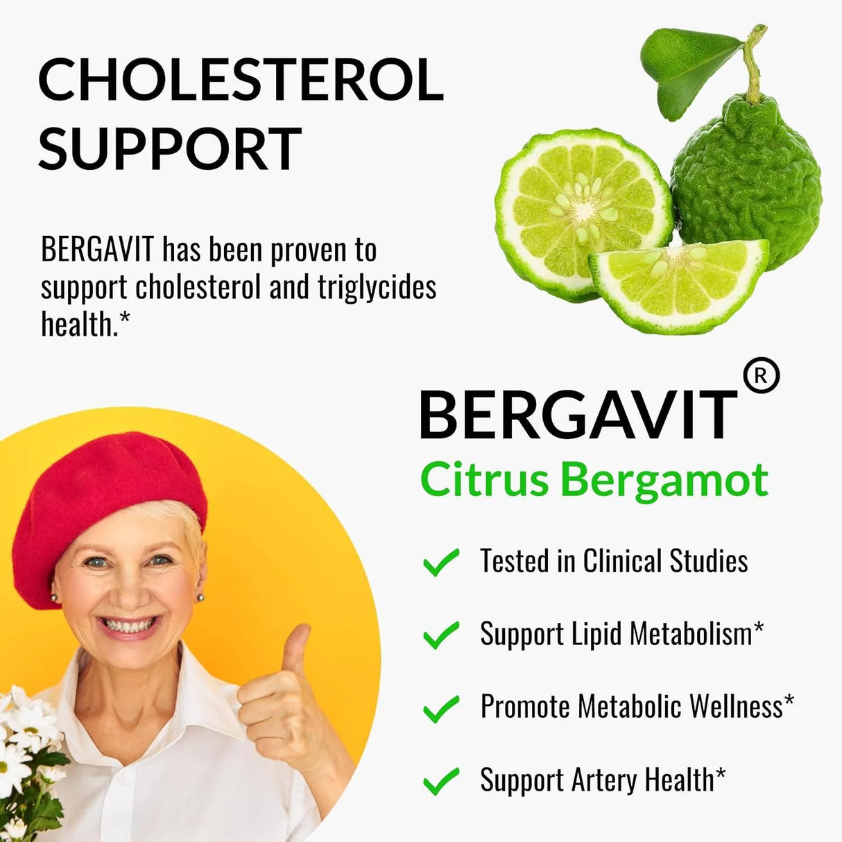 UPNOURISH - UpNourish Citrus Bergamot Cholesterol Supplement 120 Capsulas Blandas - The Red Vitamin MX - Suplementos Alimenticios - {{ shop.shopifyCountryName }}