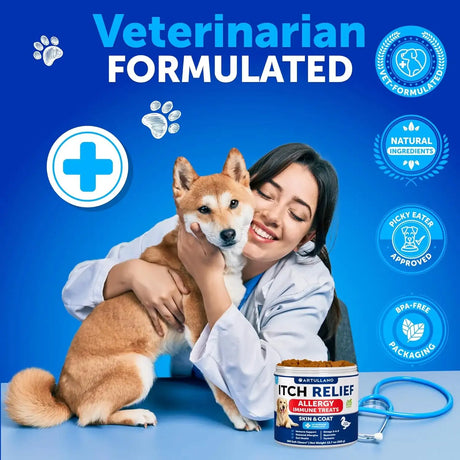 ARTULLANO - Artullano Dog Allergy Relief Chews Duck 180 Masticables - The Red Vitamin MX - Remedios Para La Picazón De Perros - {{ shop.shopifyCountryName }}