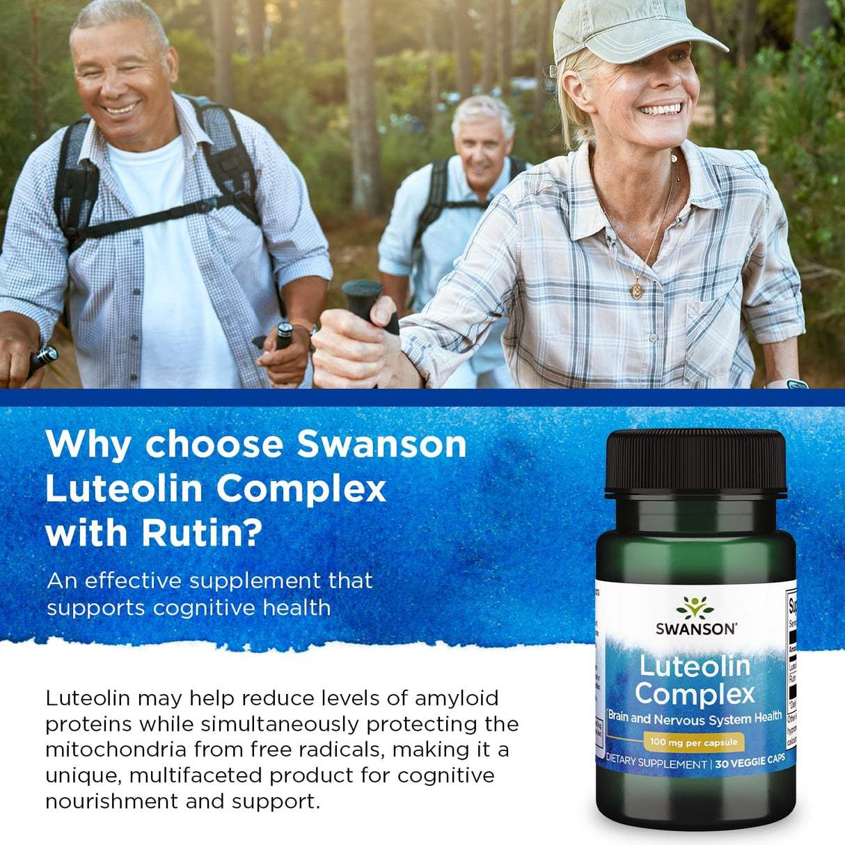 Swanson Luteolin Complex w/Rutin 30 Capsulas