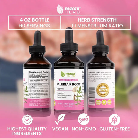 MAXX HERB - Maxx Herb Valerian Root Extract 4 Fl.Oz. - The Red Vitamin MX - Suplementos Alimenticios - {{ shop.shopifyCountryName }}