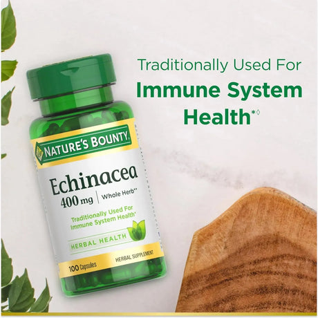 NATURE'S BOUNTY - Nature's Bounty Echinacea 400Mg. 100 Capsulas - The Red Vitamin MX - Suplementos Alimenticios - {{ shop.shopifyCountryName }}