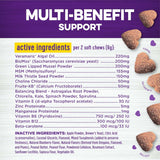 Wellness Multi-Benefit Peanut Butter & Apple Flavored Soft Chews 45 Masticables