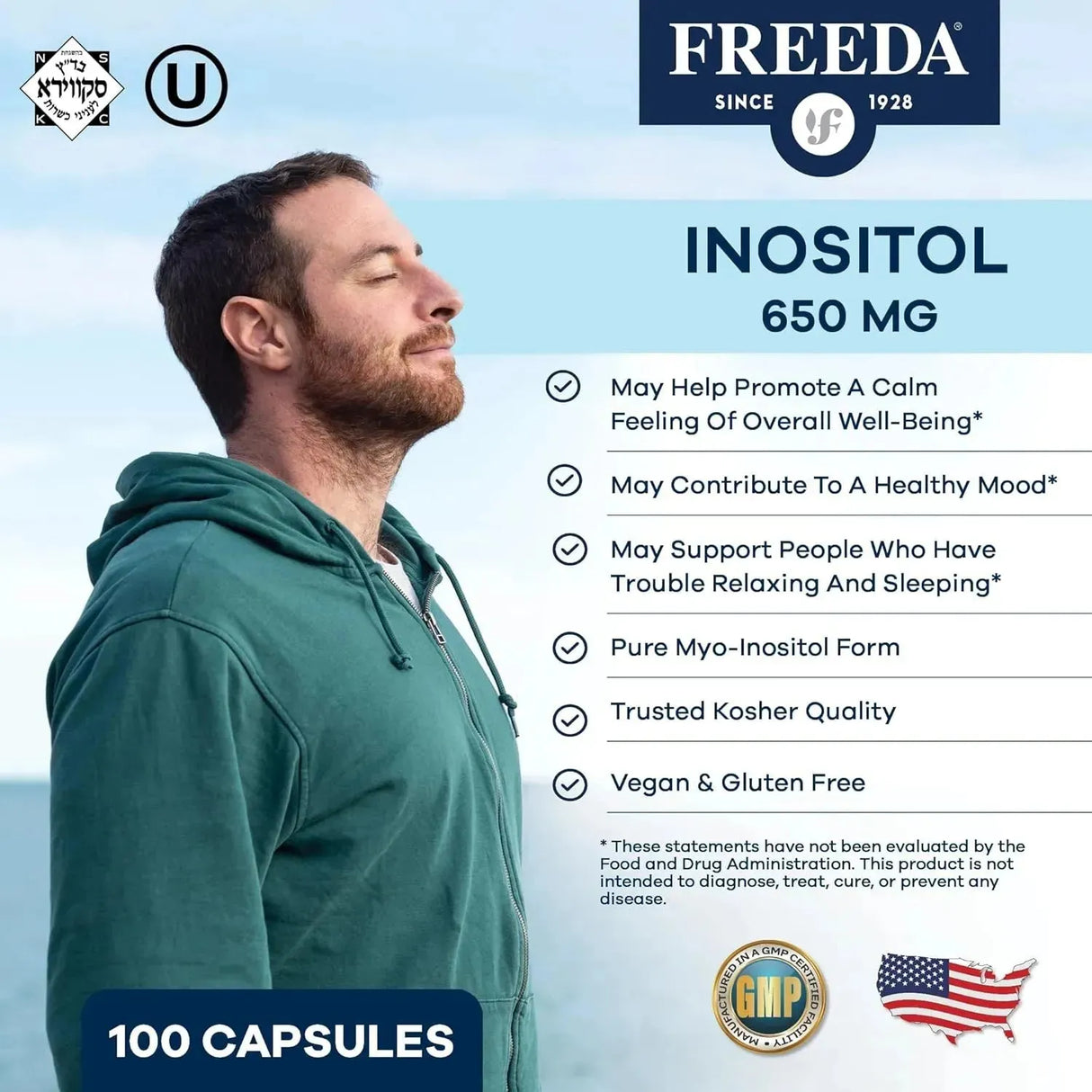 FREEDA - FREEDA Pure Inositol 100 Capsulas - The Red Vitamin MX - Suplementos Alimenticios - {{ shop.shopifyCountryName }}