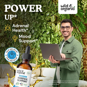 WILD & ORGANIC - Wild & Organic Adrenal Support Tincture 2 Fl.Oz. - The Red Vitamin MX - Suplementos Alimenticios - {{ shop.shopifyCountryName }}