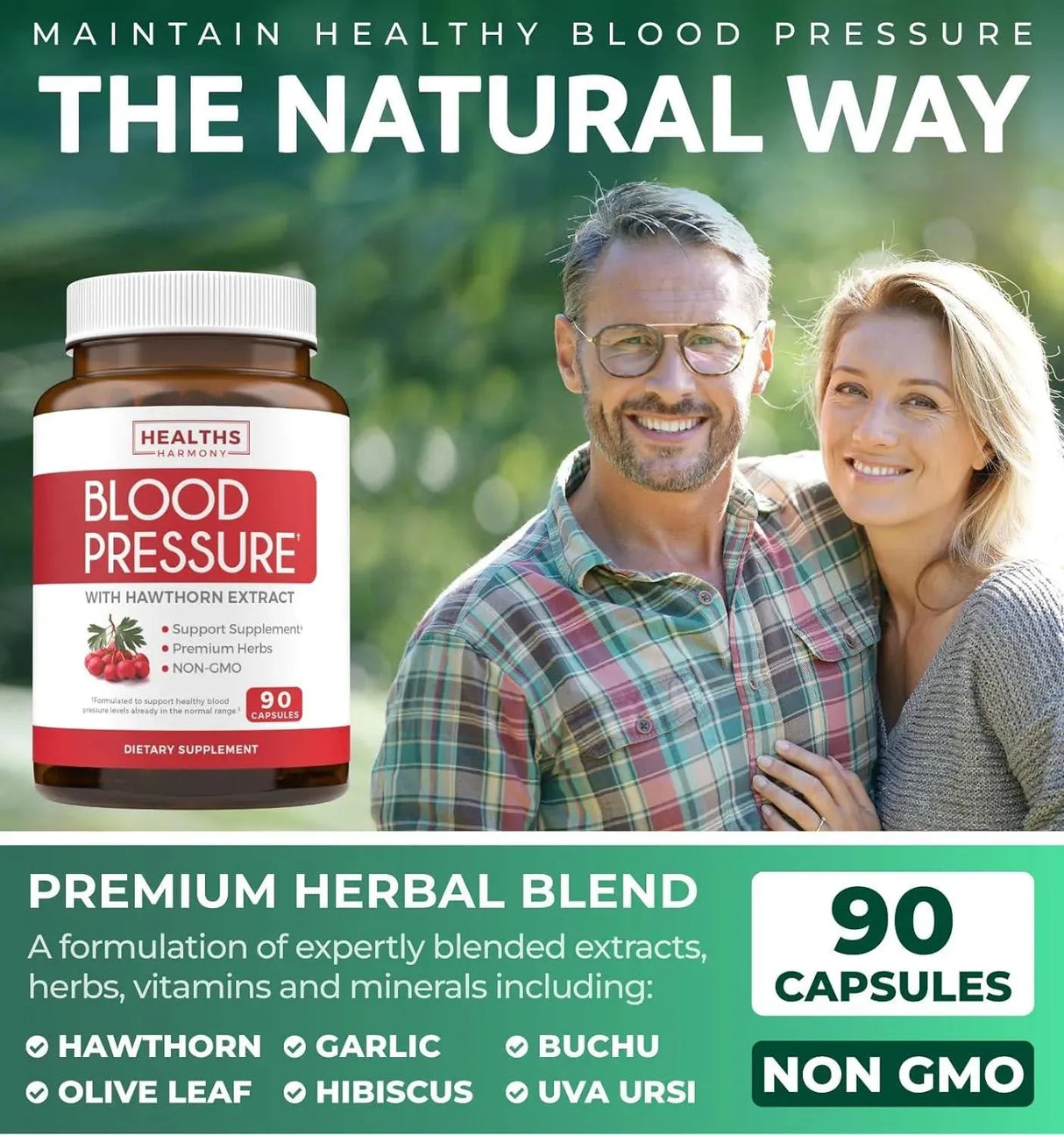 HEALTHS HARMONY - Healths Harmony Blood Pressure Support 90 Capsulas - The Red Vitamin MX - Suplementos Alimenticios - {{ shop.shopifyCountryName }}