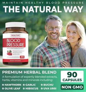 HEALTHS HARMONY - Healths Harmony Blood Pressure Support 90 Capsulas - The Red Vitamin MX - Suplementos Alimenticios - {{ shop.shopifyCountryName }}