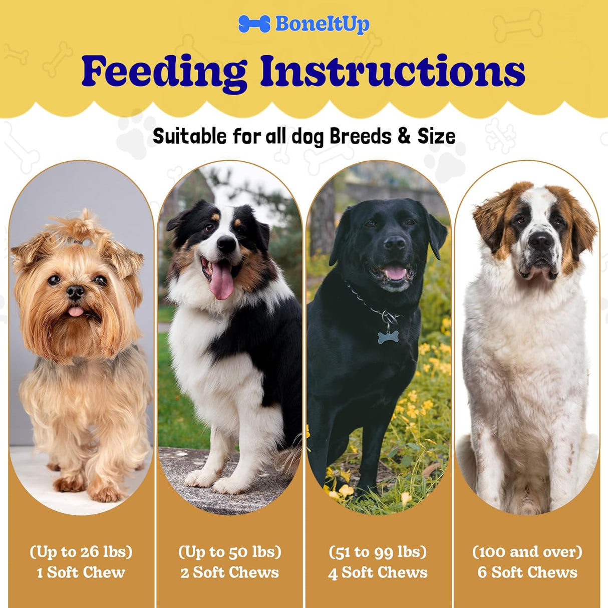 BoneItUp Pet Calming Chews for Dogs 90 Masticables