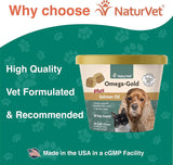 NATURVET - NaturVet Omega-Gold Plus Salmon Oil 90 Masticables - The Red Vitamin MX - Aceite De Pescado Para Perros - {{ shop.shopifyCountryName }}